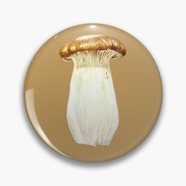 Item preview, Sculpted by Nature: King Oyster Mushroom in Colored Pencil designed and sold by QamarART Paintings.