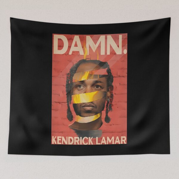 Item preview, Damn Album Rap Poster Rap Album Damn Poster Kendrick Lamar  designed and sold by lilith lasheen.