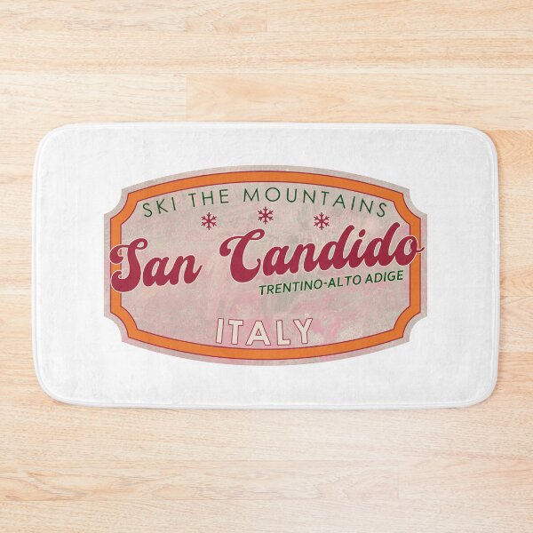 Item preview, San Candido, Italy, Trentino-Alto Adige, Ski, textured skiing badge designed and sold by Wanderful-roads.