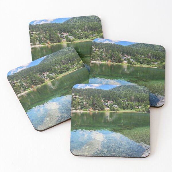 Item preview, Alpine Lake Jasna with Julian Alps Backdrop, Slovenia designed and sold by idoberg.