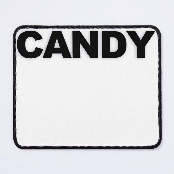Item preview, CANDY — Black Minimal Bold Type Statement designed and sold by WORDPAUSE.