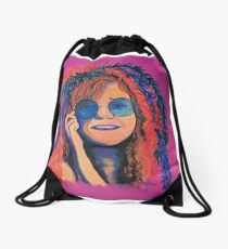 Janis Joplin Drawstring Bag