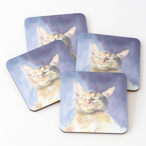 Item preview, Cross-eyed Kitty  designed and sold by LisaByHand.