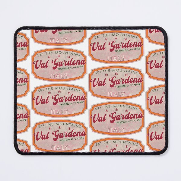 Item preview, Val Gardena, Italy, Trentino-Alto Adige, Ski, textured skiing badge designed and sold by Wanderful-roads.