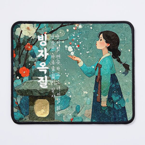 Item preview, Elegant Girl in Blooming Winter Garden designed and sold by IRRI_3212.