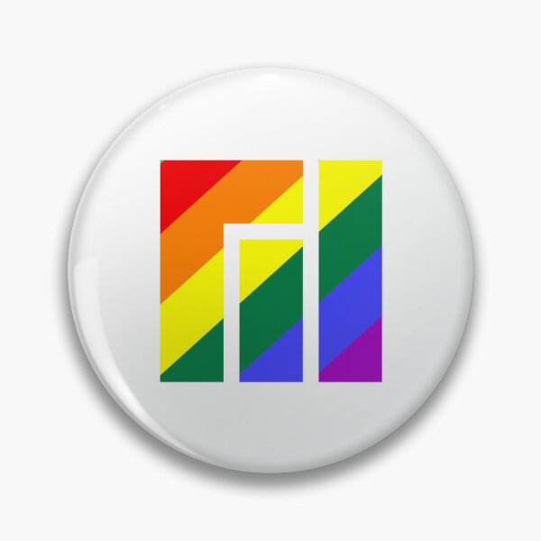 Item preview, Manjaro Pride Sticker – Rainbow Arch Based Linux Laptop Decal designed and sold by PenguinPowered.