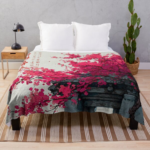 Item preview, Red Blossoms at the Ancient Gate designed and sold by IRRI_3212.