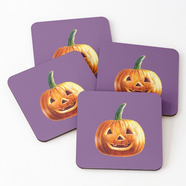 Item preview, Autumn’s Glow: Halloween Pumpkin in Colored Pencil designed and sold by QamarART Paintings.