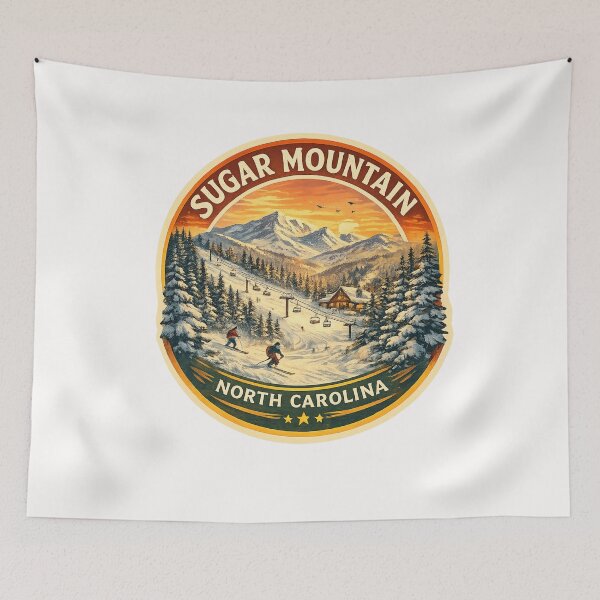 Item preview, Sugar Mountain Ski Resort North Carolina designed and sold by Places On Earth.