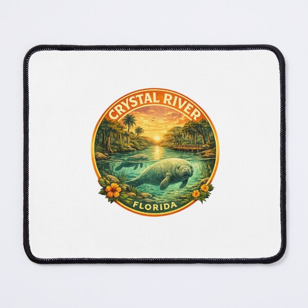 Item preview, Crystal River Manatees Florida designed and sold by Places On Earth.