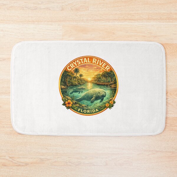 Item preview, Crystal River Manatees Florida designed and sold by Places On Earth.