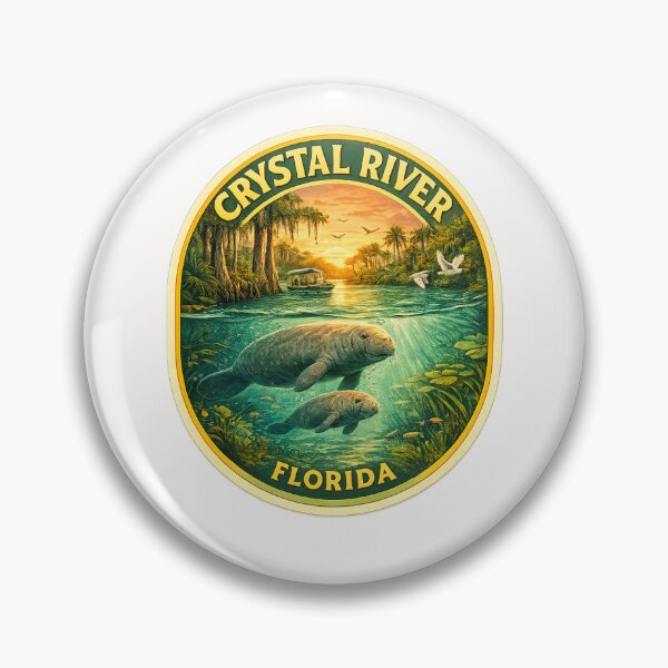 Item preview, Crystal River Florida Manatee Springs designed and sold by Places On Earth.