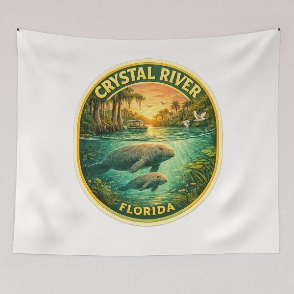 Item preview, Crystal River Florida Manatee Springs designed and sold by Places On Earth.