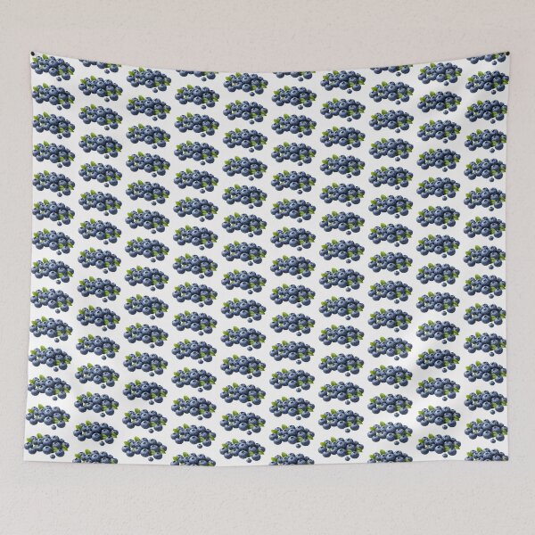 Item preview, Fresh Blueberries with Leaves designed and sold by PriyankaSonara.