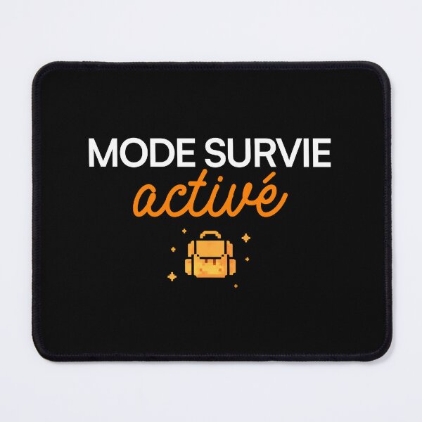 Item preview, Survival mode activated – Humorous geek pixel art design designed and sold by Shop Geek.