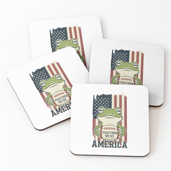 Item preview, Together We Are America Frog USA American Flag Football Season designed and sold by najaks.