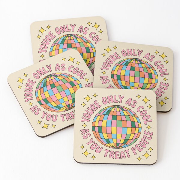 Item preview, Youre only as cool as you treat people Disco Ball  designed and sold by BrownHorse90s.