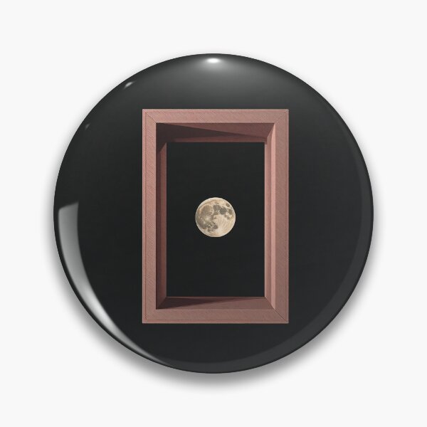 Artikelvorschau, Vollmond im minimalistischen Holzrahmen entworfen und verkauft von DigitalStudioZT.