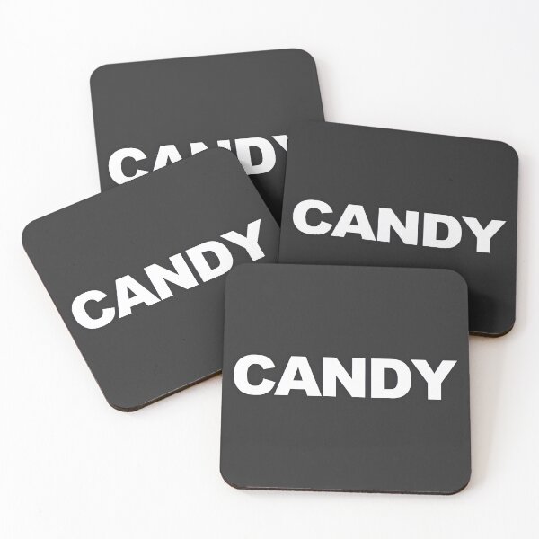 Item preview, CANDY — White Minimal Bold Type Statement designed and sold by WORDPAUSE.