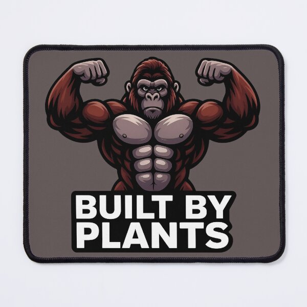Item preview, Gorilla Built By Plants designed and sold by CheekyVeg.