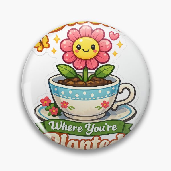 Item preview, Bloom Where You're Planted Flower designed and sold by nikita021.