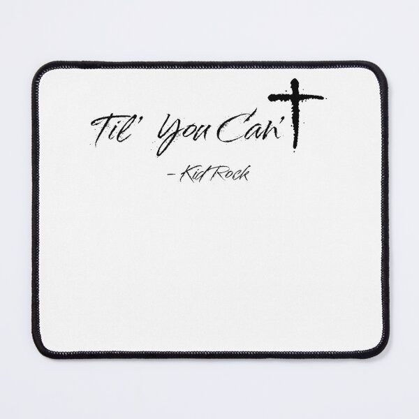 Item preview, Til You Can't Kidrock Cross Christian Motivation designed and sold by najaks.