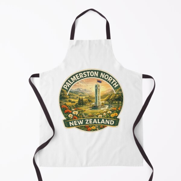 Item preview, Palmerston North Clock Tower New Zealand Scenic Badge designed and sold by Aryabek.