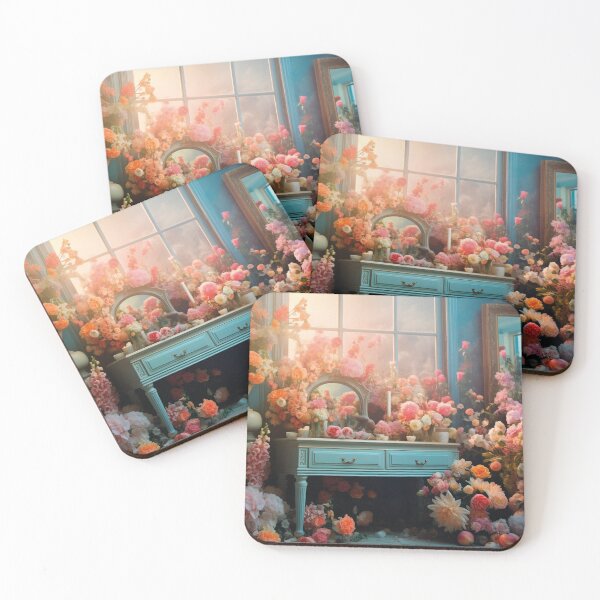 Item preview, Dreamy vintage dressing table in a sea of flowers designed and sold by Mauswohn.