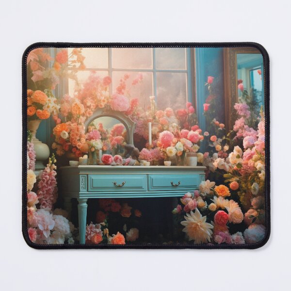 Item preview, Dreamy vintage dressing table in a sea of flowers designed and sold by Mauswohn.