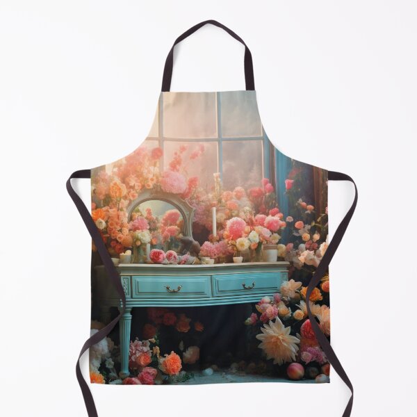 Item preview, Dreamy vintage dressing table in a sea of flowers designed and sold by Mauswohn.