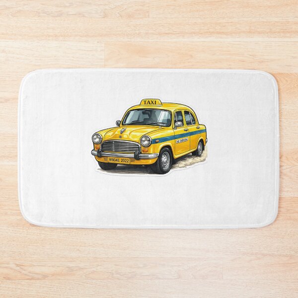 Item preview, Kolkata Yellow Ambassador Taxi India Classic Car designed and sold by Aryabek.