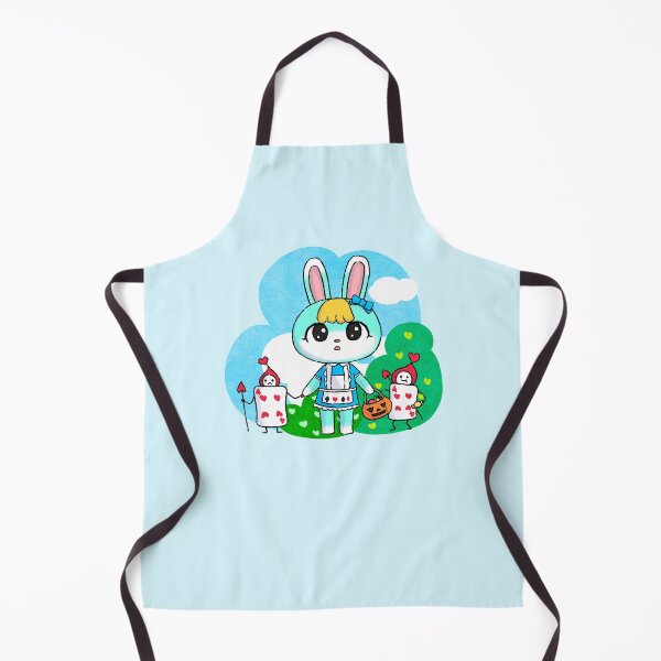 Item preview, Sasha in Wonderland: The Curious Blue Apron designed and sold by QamarART Paintings.