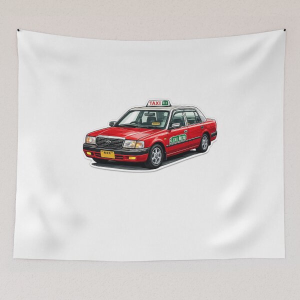 Item preview, Hong Kong Red Taxi Classic City Transport designed and sold by Aryabek.