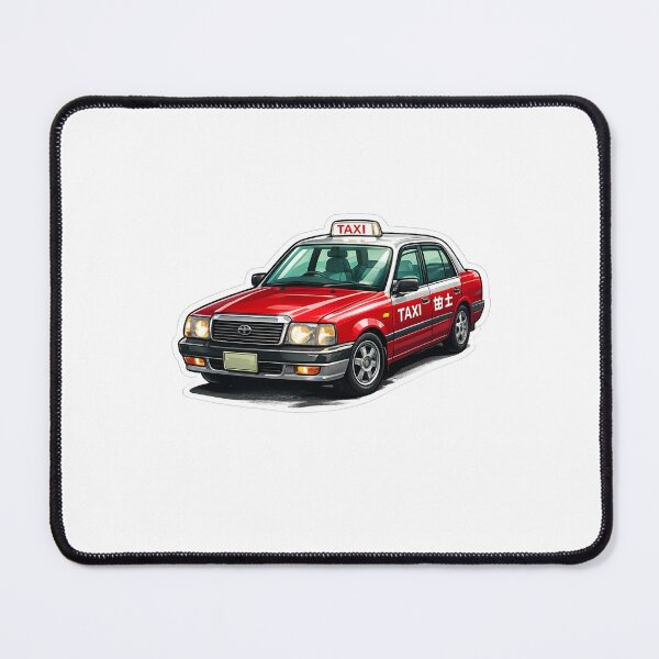 Item preview, Hong Kong City Red Taxi Urban Transport Icon designed and sold by Aryabek.