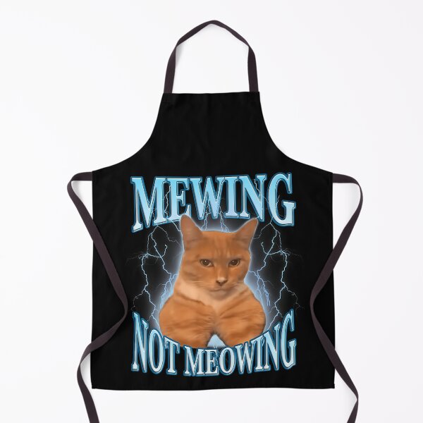 Item preview, Funny Cat Meme with Mewing Not Meowing T-Shirt designed and sold by SAPAIDART.