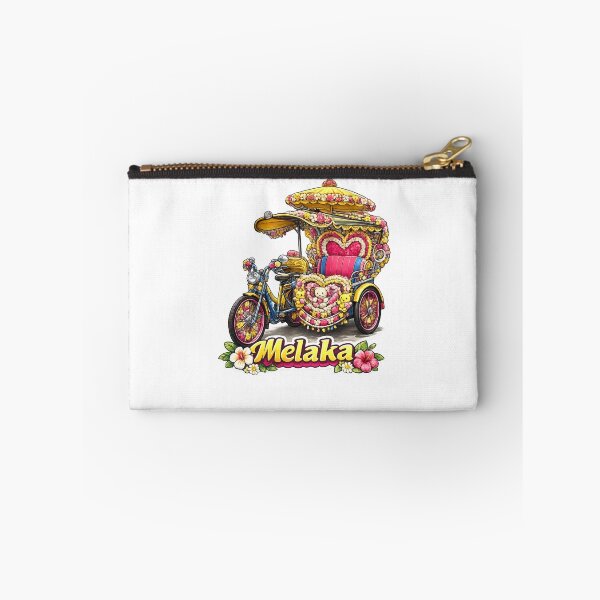 Item preview, Melaka Malaysia Colorful Flower Trishaw  designed and sold by Aryabek.