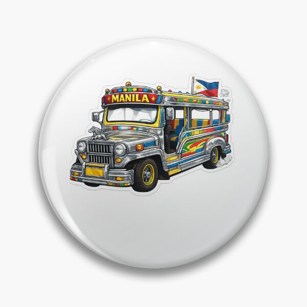 Item preview, Manila Jeepney Philippines Colorful Public Transport designed and sold by Aryabek.