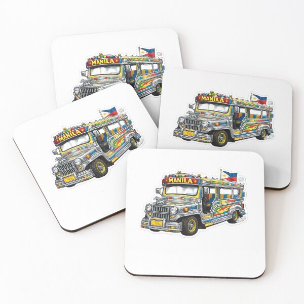 Item preview, Manila Jeepney Philippines Colorful Public Transport designed and sold by Aryabek.