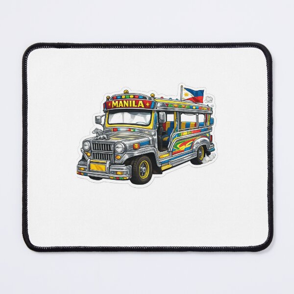 Item preview, Manila Jeepney Philippines Colorful Public Transport designed and sold by Aryabek.