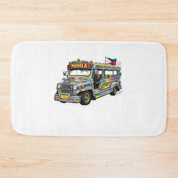 Item preview, Manila Jeepney Philippines Colorful Public Transport designed and sold by Aryabek.