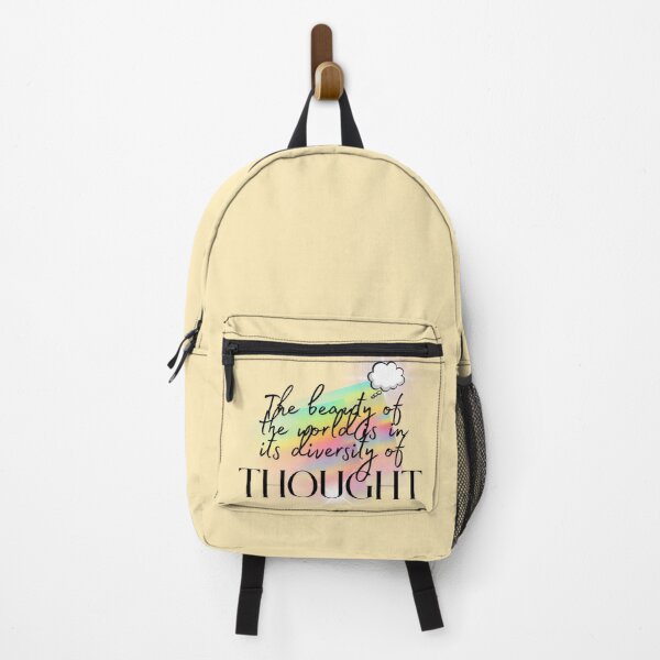 Item preview, The Beauty in the World Is in Its Diversity of Thought – Inspirational Quote Design designed and sold by Teale-Studio.