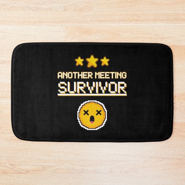 Item preview, Another Meeting Survivor - Funny 8-Bit Gamer Office Humor designed and sold by JB-designstudio.