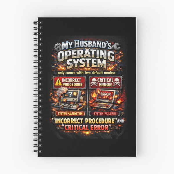 Item preview, My Husband's Operating System only comes with two default modes 'Incorrect Procedure' and 'Critical Error' designed and sold by Pirate-Coast.