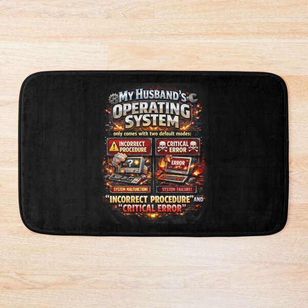 Item preview, My Husband's Operating System only comes with two default modes 'Incorrect Procedure' and 'Critical Error' designed and sold by Pirate-Coast.