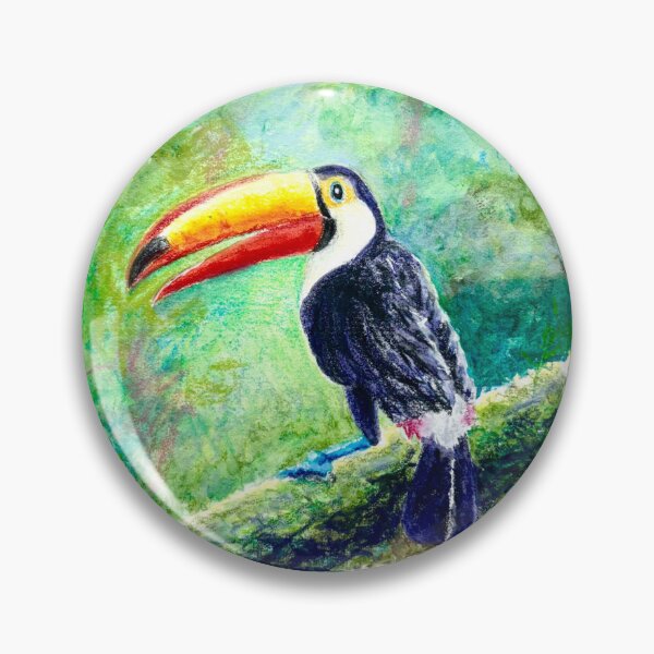 Item preview, Tropical Splash: The Crayon Toucan designed and sold by QamarART Paintings.