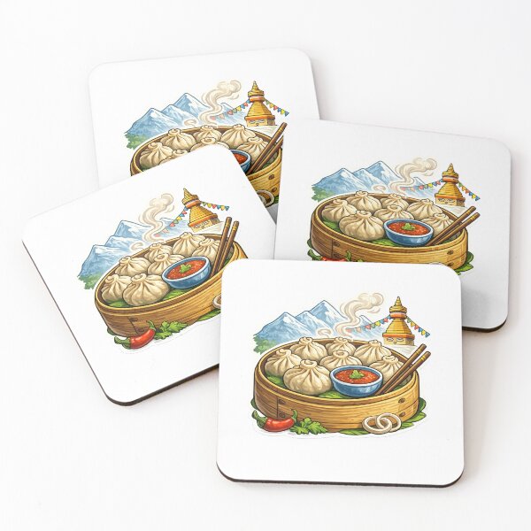 Item preview, Nepal Momos Himalayan Dumplings Kathmandu Scene designed and sold by Aryabek.