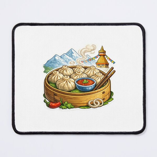 Item preview, Nepal Momos Himalayan Dumplings Kathmandu Scene designed and sold by Aryabek.