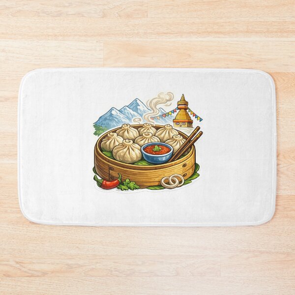 Item preview, Nepal Momos Himalayan Dumplings Kathmandu Scene designed and sold by Aryabek.
