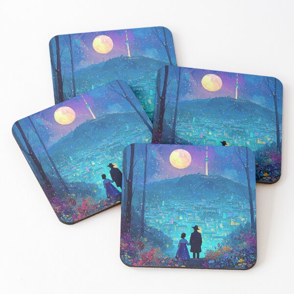 Item preview, Moonlit Seoul Dream designed and sold by IRRI_3212.
