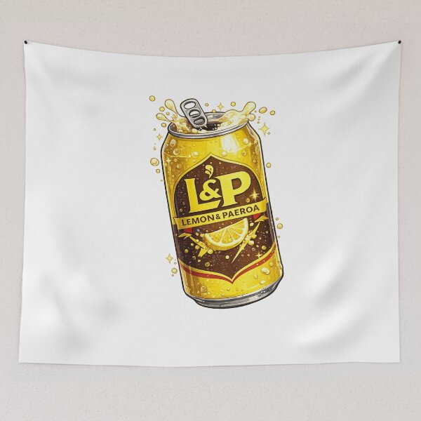 Item preview, L&P Lemon and Paeroa Sparkling NZ Soda designed and sold by Aryabek.